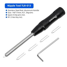 자전거쇼바 도로 자전거 니플 스포크 삽입 부식 방지 렌치 제거 육각 키 동봉, 2. TLR-013 Black, 1개