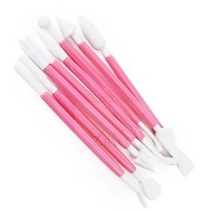 0샵 클레이 도구 세트 8pcs 촉감교구, 옐로우