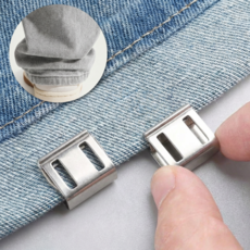 아이셀로 바지 옷핀 밑단 기장 고정 클립, 투명, 10개