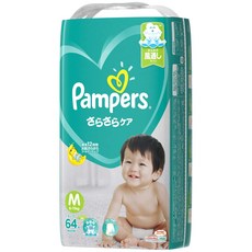 [테이프 M 사이즈] 빵 퍼스 기저귀 사라 사라 케어 (6 ~ 11kg) 64 장