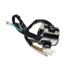 핸들 경적 바 지시등 스위치 범용 버튼 25mm 오토바이 어셈블리 헤드라이트 방향 제어, Right, 1개