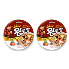 팔도 짬뽕 왕뚜껑 110g, 36개