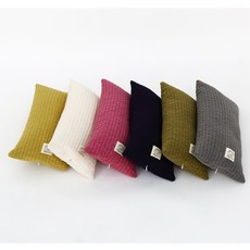 해피이즈 코잠 봉평 세척건조 메밀베개 피그먼트누비 메밀껍질포함 웰빙 경추 일자목 시원한, 봉평세척건조 메밀껍질, 쑥색, 1개