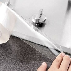 곰팡이방지 실리콘 테이프 다용도 욕실 주방 싱크대 모서리 틈새차단, 1개