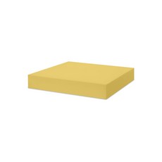 소파용 고밀도 강화 쿠션 스펀지 400x400/450x450mm - 키높이 방석 충전용 스폰지 | 가구 패딩용 | 다용도 고탄성 | 노란색, 1개, 옐로우, 5cm