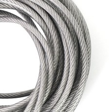 Aoneky 12.5m(40피트) 0.6cm(1/4인치) 스테인리스 스틸 배구 네트 전문 교체 케이블, Aoneky 12.5m(40피트) 0.6cm(1/4인치