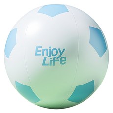 Enjoy Life 兒童充氣大足球 200CM, 充氣足球飛馳藍60CM, 1個