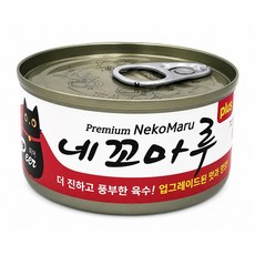 고양이 캔간식 참치 베이스 네꼬마루 4종, 6개, 80g