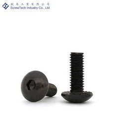 【銳禾】工廠直營 M6x16.5 鈕扣頭 內六角孔 頭下18-20花齒 特殊螺絲, 1個