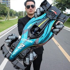 루미에뜨 대형 RC 자동차 손동작 센서 감응 4WD 스턴트카 스프레이 기능 원격조종 장난감 선물용, 1개, 2_1_초대형F1음악원터치분무블루