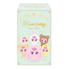 프린세스 캐치티니핑인형 시즌6 하츄핑 애니멀 시리즈 서프라이즈 플러시 랜덤 키링 인형, 1개, 애니멀 하츄핑 키링 1종(랜덤발송), 17cm