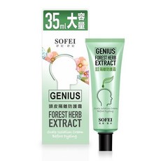舒妃 GENIUS 植萃頭皮隔離防護霜, 1個, 舒妃植萃頭皮隔離防護霜