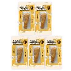 虎力 鮮嫩雞腿 狗零食 單一蛋白質 低敏無添加 台灣製造 犬用點心, 75g, 5個, 雞