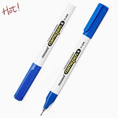 모나미 가는 네임펜 12자루 유성펜 필기 드로잉 사무용품 얇은 글씨 학생 미술용 드로잉마커