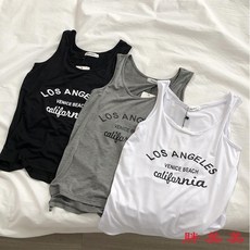 【M-5XL大尺碼】大尺碼弔帶背心女夏季外穿薄款寬鬆運動瑜伽上衣