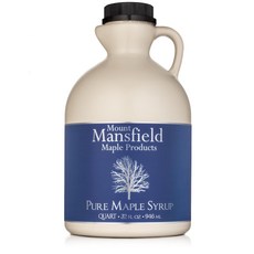 맨스필드 메이플 순수 버몬트 메이플 시럽 플라스틱 용기 (다 Mansfield Maple Pure Vermont Maple Syrup in Plastic Jug Grade A Da, 1개, 946ml