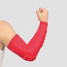 스포츠 팔꿈치보호대 화이트 엘보보호대 레드 팔꿈치아대