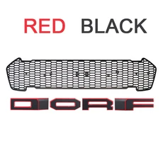 Raptor 그릴 수정 된 그릴 앞 범퍼 메쉬 RANGER 2015-2018 T7 PX2 MK2 XL XL + XLS XLT WILDTRAK, 01 Red-black, 1개