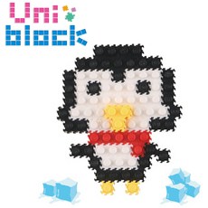 유니블럭 3000 동물 만들기 펭귄 UB007, 1개, 혼합색상