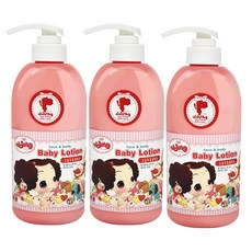 뚱 베이비 바디로션, 3개, 500ml