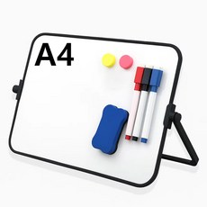 데스크탑 양면 자석 화이트보드 스탠드 포함, ABS