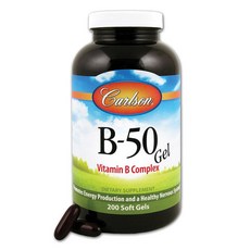 Carlson 維生素B-50軟膠囊, 1個, 200 件