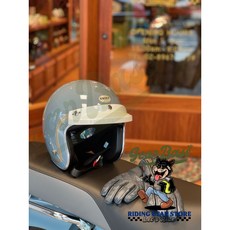 【Gear Base 吉兒基地】 CHIEF 安全帽 金邊系列 Ticuna 貽貝藍 復古帽, XXL