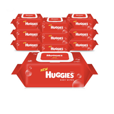 하기스 아기 물티슈 캡형, 72개입, 10개