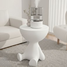 홈온리 가습기 선반 인테리어 협탁, 화이트