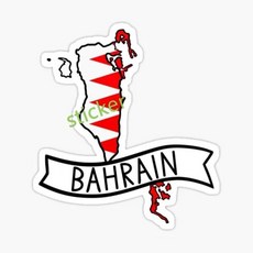 바레인 자동차 스티커 장식 커버 스크래치 데칼 창 범퍼 오토바이 노트북 트렁크, 1개, 1. Bahrain46