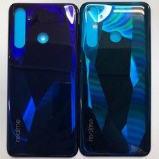 Realme 5 Pro 後背蓋 電池蓋 帶自粘背膠, 1個, 光鑽藍
