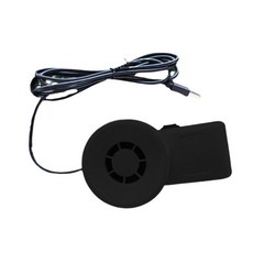 GHSHOP 수족관용 냉각 팬 소형 어항용 팬 간편한 설치 컴팩트한 방열 담수 및 해수용 무소음, pp, 하얀색, 1개