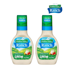 [Hidden Valley] [1+1] 히든밸리 서브웨이 랜치소스 드레싱 소스 2개 Hidden Valley Ranch Salad Dressing, 236ml