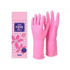 태화 고무장갑 양손착용, 핑크, 소(S), 1개