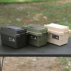 캠핑정리박스 양념보관함 티슈수납 미니카고형 캠핑수납상자함 미니카고박스 캠핑티슈정리 수납양념통 캠핑용품박스 차박보관함 캠핑티슈수납, 블랙