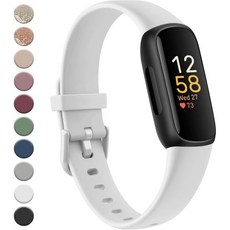 스마트워치 밴드 스트랩 시계 교체용 멜리야 포 핏빗 인스파이어 3 여성 남성 소프트 실리콘 조절식 손목 교체 스포츠 피트니스 트래커와 호환 가능