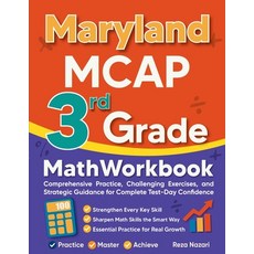 (英文圖書)Maryland MCAP 3rd Grade Math Workbook: Comprehensive Practice Challenging Exerc... 平裝版, Effortless Math Education, 英文