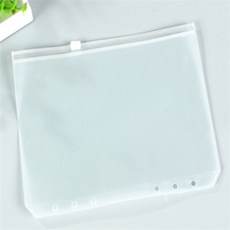 빈티지 PVC 무지속지 현금보관지퍼백