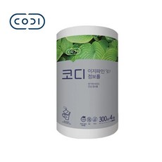 코디 점보롤 1겹 이지파인 식당 병원 300mx4롤 1팩_ 20264213EA