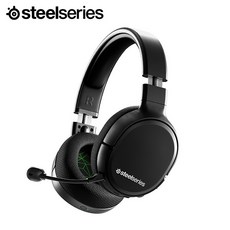 (스틸시리즈) (헤드셋) 아크티스 1 무선 게이밍 헤드셋 Arctis 1 wireless X (엠앤웍스 정품), 블랙, Arctis1wirelessX