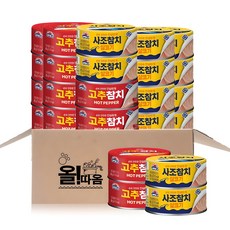 사조 살코기참치 85g 12p + 고추참치 85g 12p, 1세트