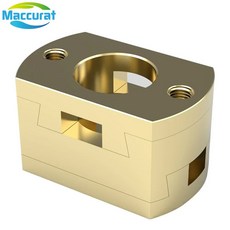 Maccurat 3D 프린터 부품 Oldham 커플 링 T8 Z 축 원형 리드 스크류 VzBoT 용 황동 핫 베드 16mm 나사 구멍, 2pcs