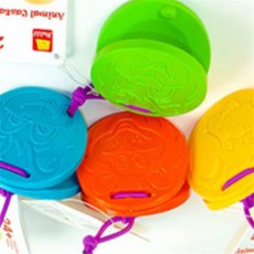 닐스 아기 컬러 캐스터네츠 랜덤색 음악교육악기, 1개