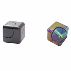 피젯 스피너 큐브 메탈 스트레스 해소 장난감 yss+6993LF, 2피젯다이스-레인보우