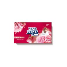 피죤 건조기용 시트 섬유유연제 플라워 페스티벌 본품, 40개입, 1개