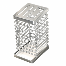 多功能不鏽鋼刀架 廚房刀具收納架 刀座 刀具架 瀝水刀架, 03.本色-新款, 1個