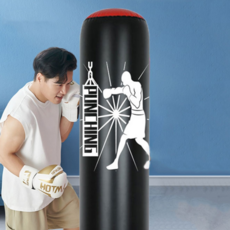 지니홀딩스 대형 오뚜기 스탠드 샌드백 복싱 권투 펀치백 발펌프 증정, 샌드백 + 발펌프 세트