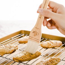 베이킹붓 계란물 소스붓 오일브러쉬 천연양모 2980, 1세트, 화이트