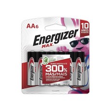 Energizer 9V 알카라인 배터리 6개