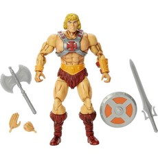 정품++ Masters of The Universe Masterverse 히맨 액션 피규어 40주년 기념 액세서리 포함 모투 캐릭터 수집용, 정품++ Masters of The Universe M